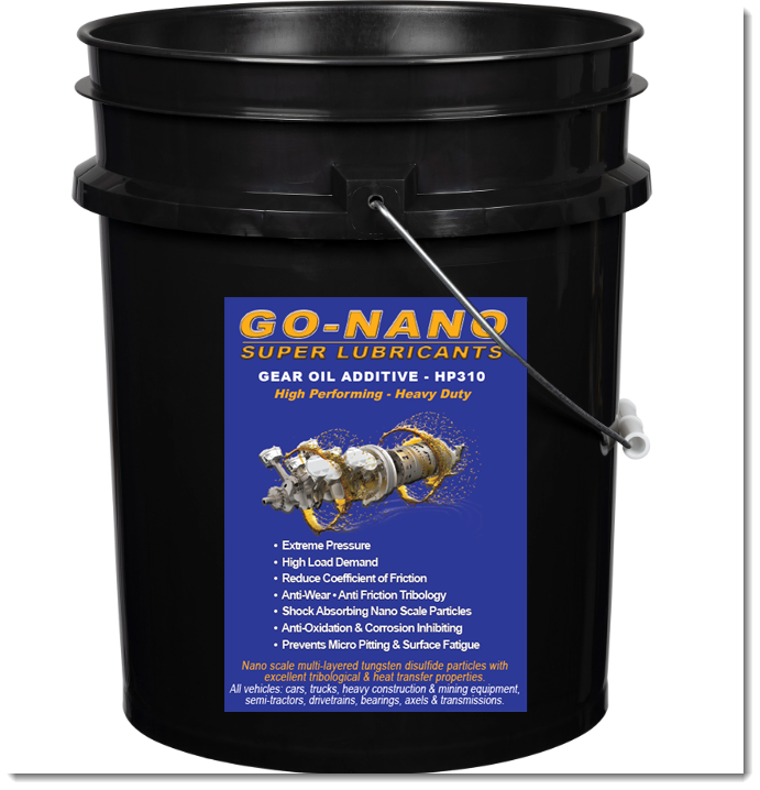 7. Go-Nano Drivetrain & Transmission Oil Additive - Five Gallon Pail - Treats 160 gallons of drivetrain oil